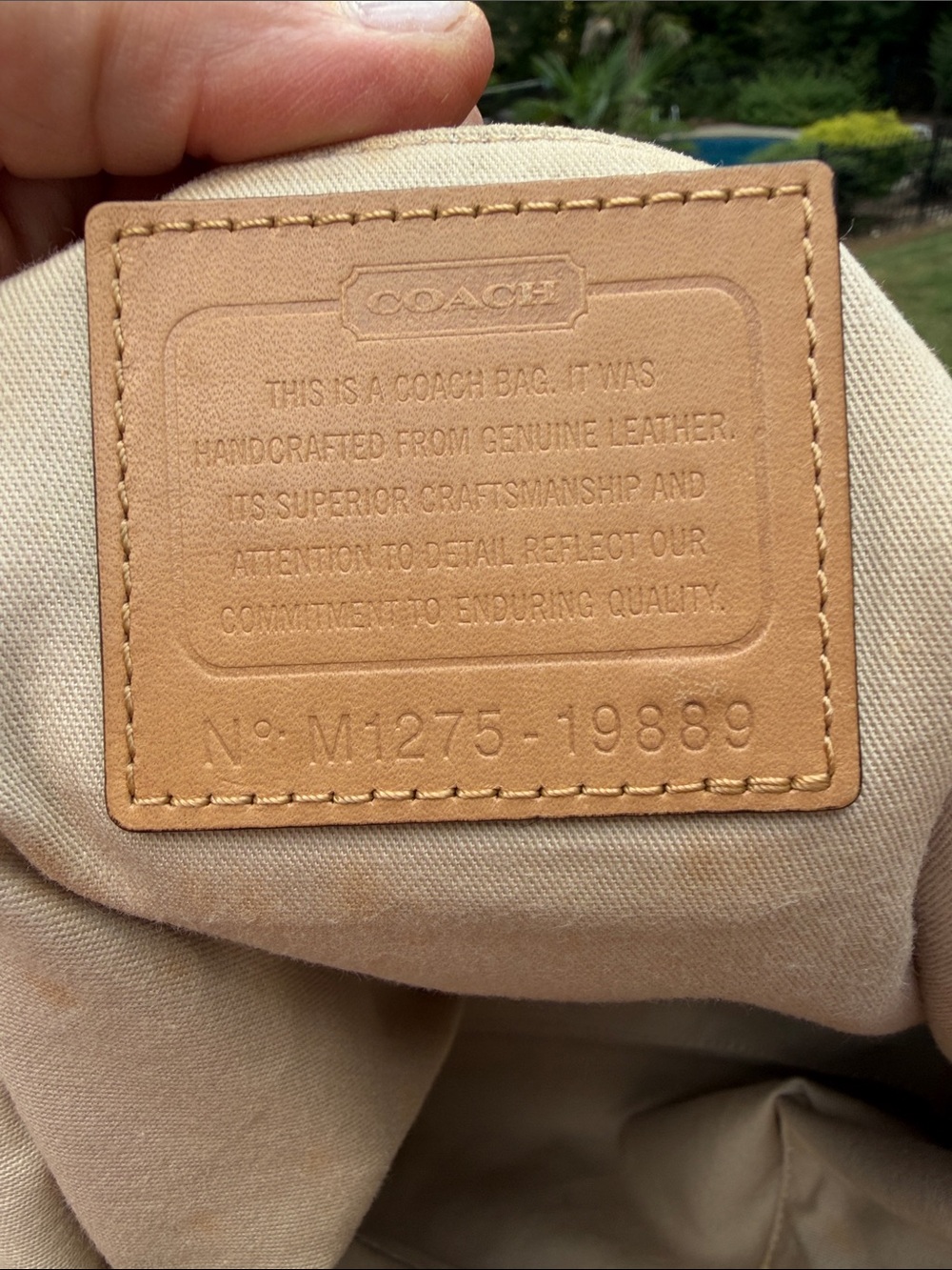 Coach Leather Tan Legacy Duffle Bag featuring an adjustable shoulder strap 2012 - Picture 11 of 17